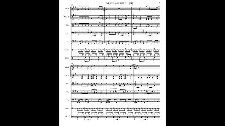 Express Yourself Orchestral version - Orchestral performance video thumbnail