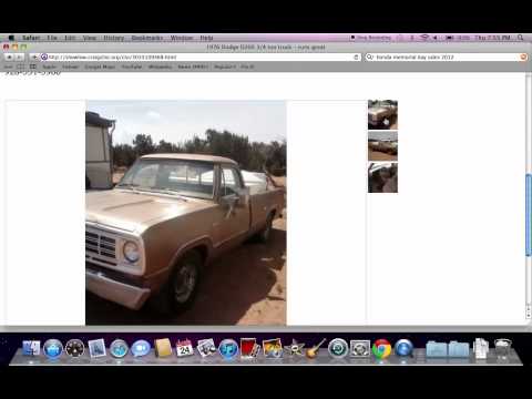 Craigslist Show Low Arizona - Used Cars, Trucks and SUV Models for 2012 Purchase