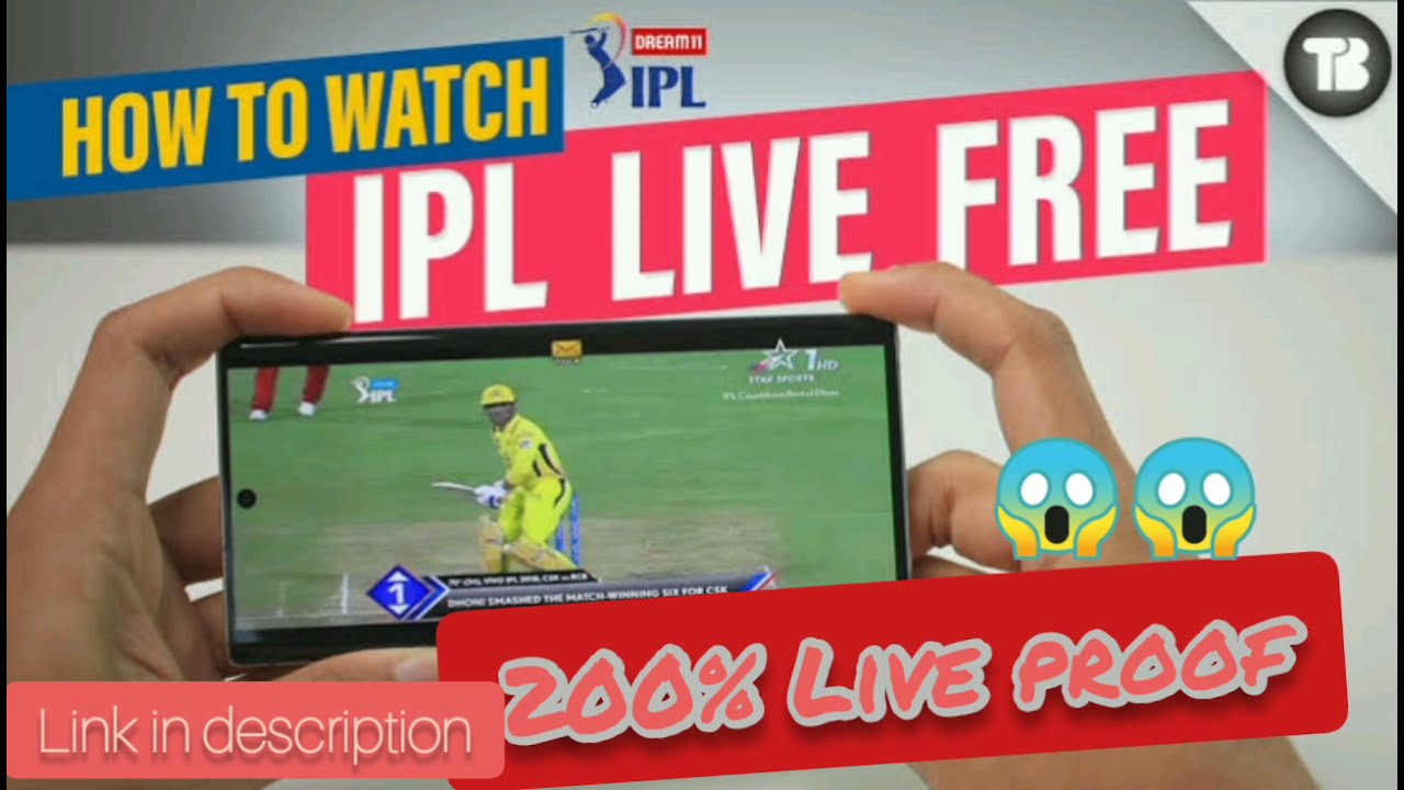 live ipl match streaming / dawnload free ipl live tv app/ watch without subscription /live proof