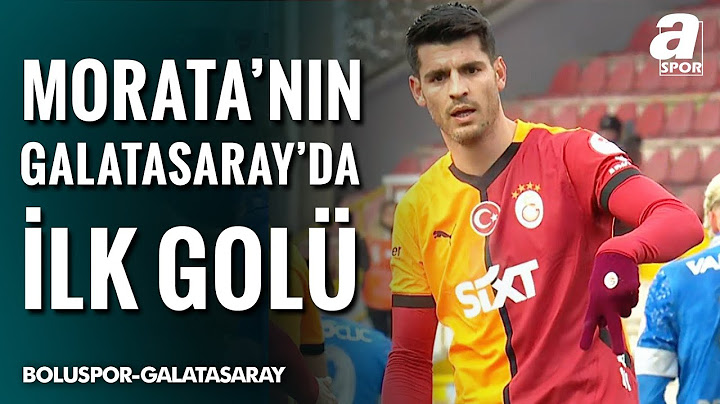 GOL Alvaro Morata | Boluspor 1-1 Galatasaray | Ziraat Türkiye Kupası C Grubu 2. Hafta Maçı