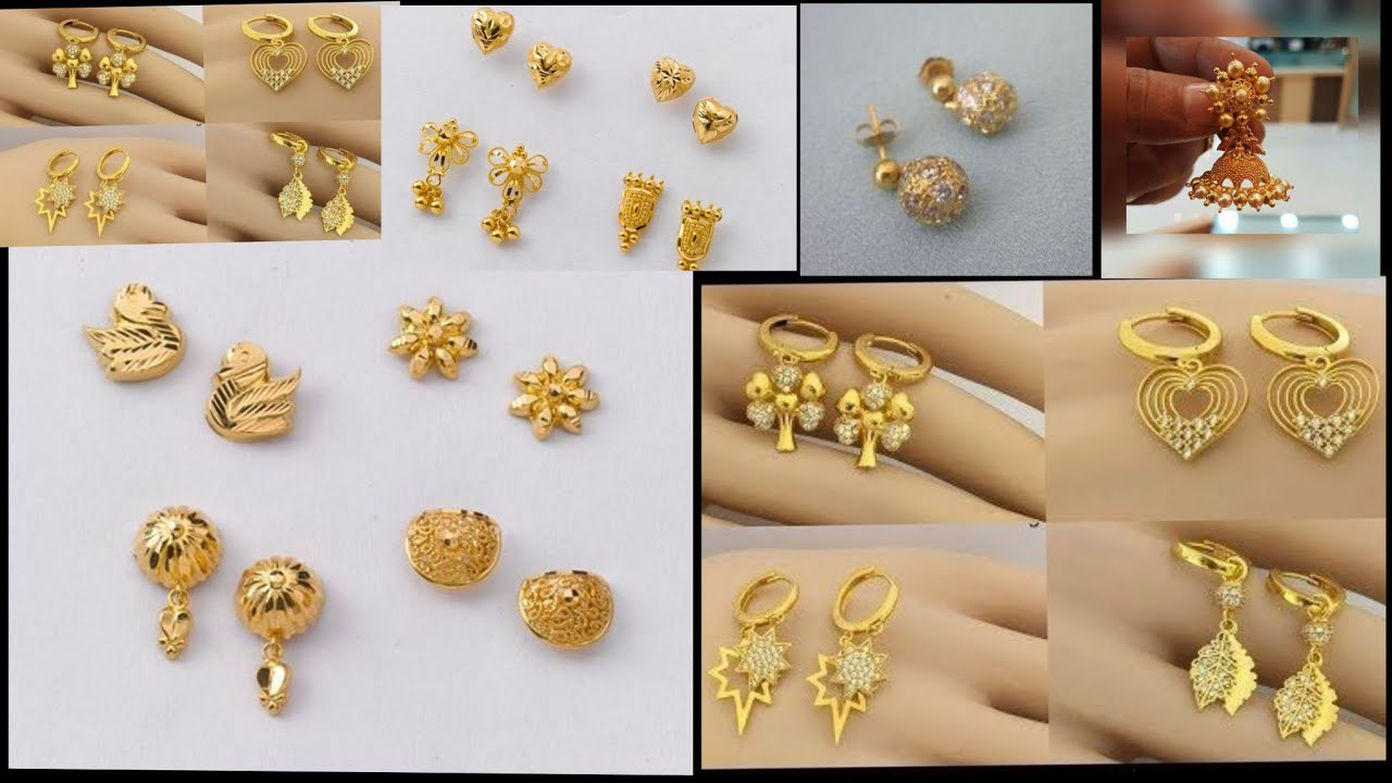 Details more than 162 most popular gold earrings latest - seven.edu.vn