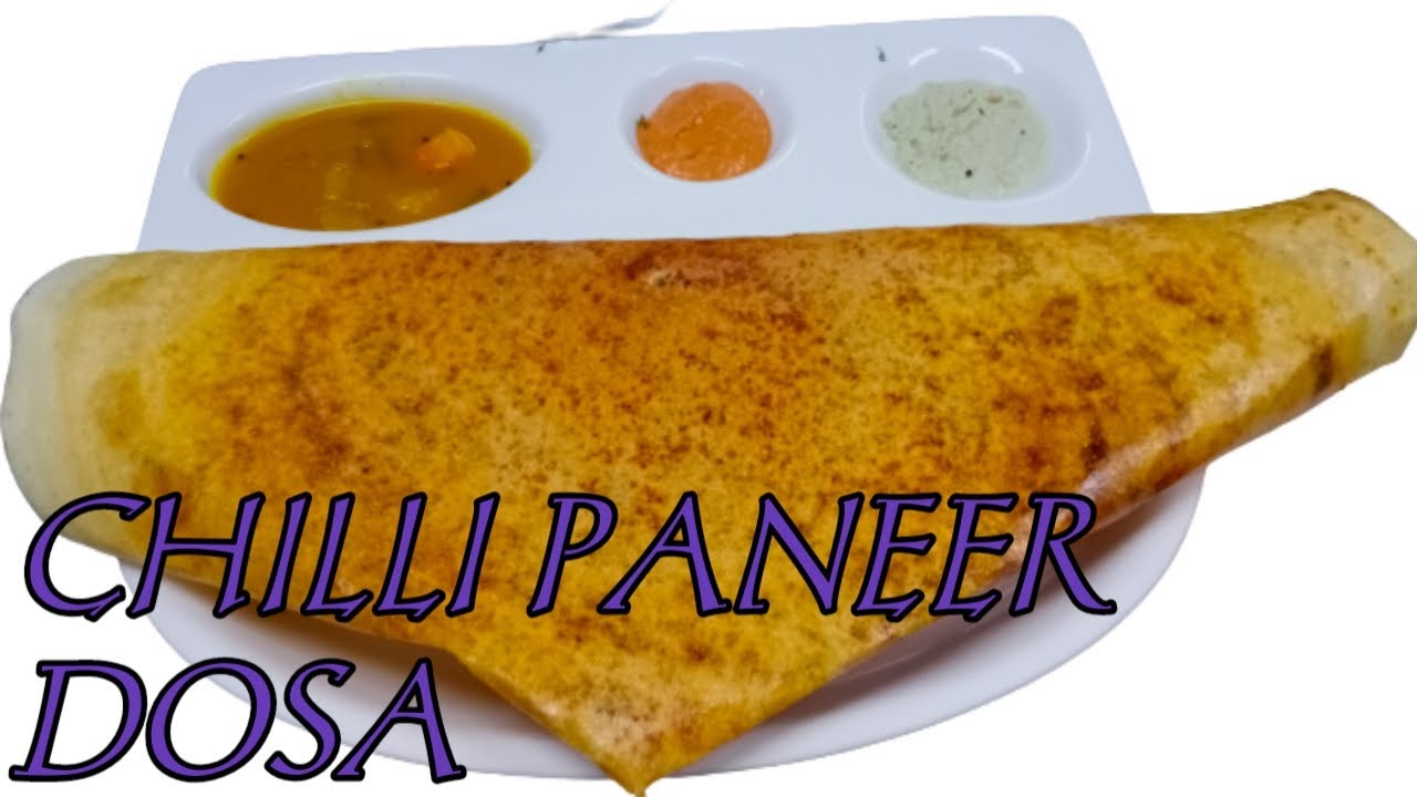 CHILLY PANEER DOSA RECIPE |NI4| How To Mak Paneer Chilly Dosa|PANEER CHILLY  DOSA RECIPE