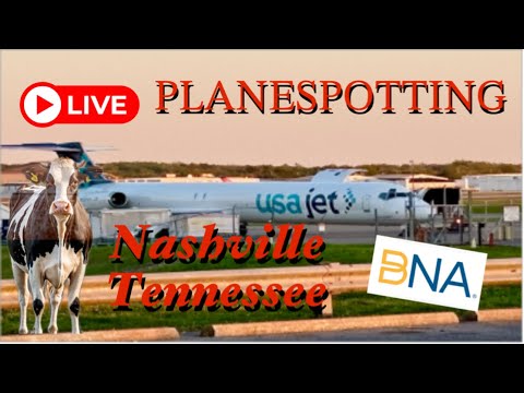 Live Planespotting from Nashville International Airport (BNA)