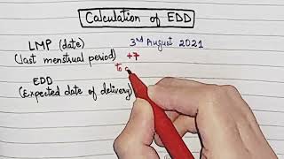 How to Calculate EDD( Expected Date of Delivery) | Gynaecology | screenshot 2