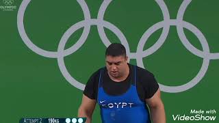 190 snatch Olympic games Rio 2016