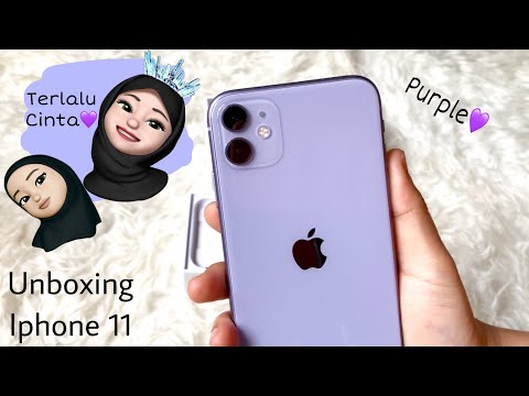 Unboxing iPhone 11 purple     harganya bisa beli 1 motor  unboxingvlog01