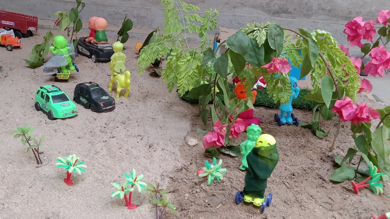 Chinky Pinky kaha ja rahi ho Tractor se miti do tractor brigade jaaye