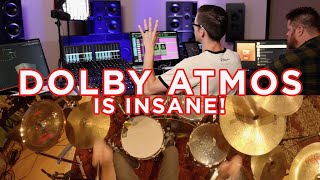 DRUMMING IN DOLBY ATMOS IS INSANE! (Spatial Audio Drum Mix)