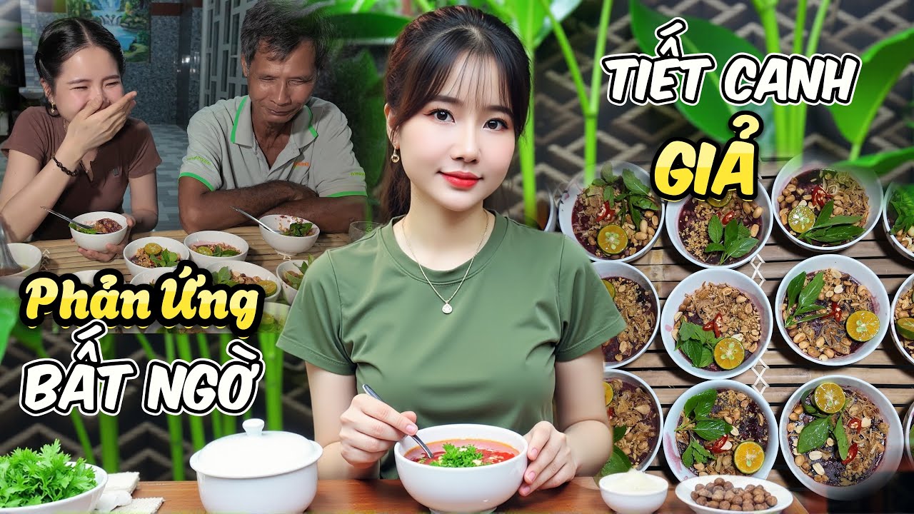 Ai Cũng Bất Ngờ Với Tiết Canh Giả Bộ Của Kiều Thơ – Người Thì Cười, Người Suýt Khóc!