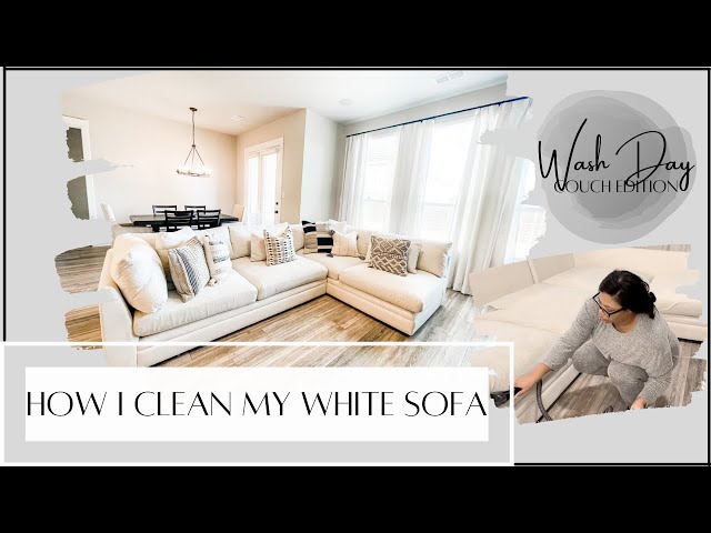 Clean With Me How To A White Sofa New Home Furniture Update Build You