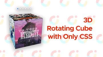 3D Rotating Cube with ONLY CSS
