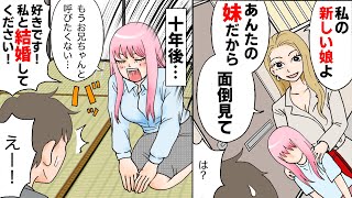 【漫画】帰宅すると知らない汚い女の子が…毒母「新しい娘　面倒見てやって！」俺は妹と二人きりで生活→数年後就職した妹「私と結婚して！」困惑すると１枚の紙を差し出された…（スカッとするマンガ動画）