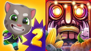 TALKING TOM GOLD RUN 2 VS TEMPLE RUN 2 screenshot 2