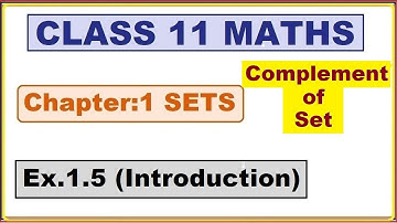 Ex.1.5, (Introduction) Chapter:1 Sets | Ncert Maths Class 11 | Cbse