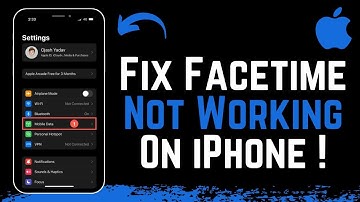 How To Fix FaceTime Not Working On iPhone