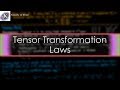 Tensor transformation laws contravariant covariant and mixed tensors