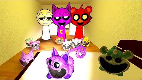 Smiling Critters Sprunki in Gmod INCREDIBOX SPRUNKI in Backrooms