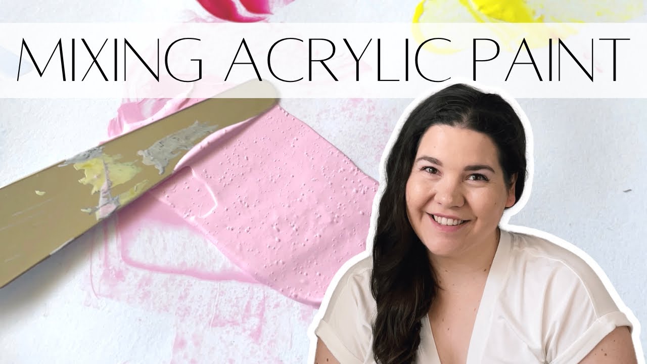 Mixing Acrylic Paint with a Palette Knife Tutorial for Beginner ...