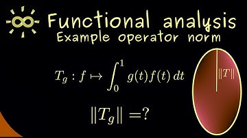Functional Analysis 14 | Example Operator Norm [dark version]