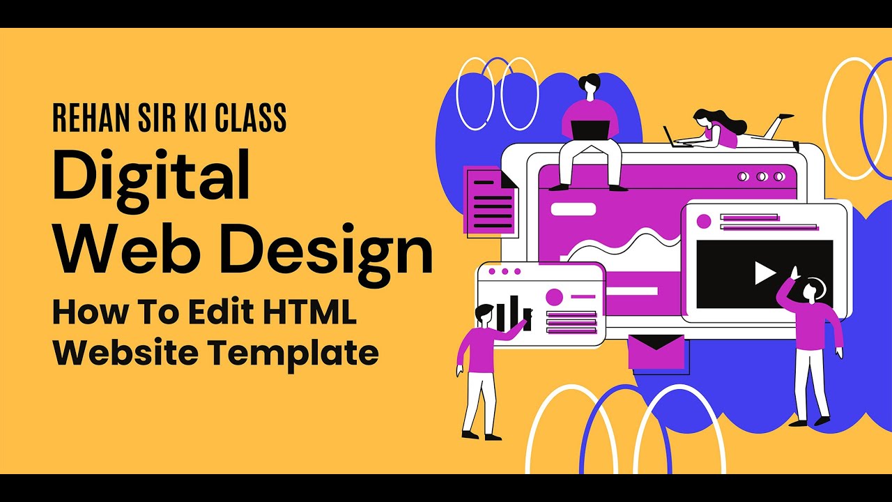 How To Edit HTML Template Part 1: Beginner's Guide - YouTube