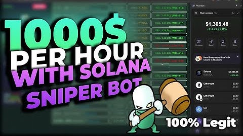 How to Make Money With Solana Sniper Bot EXPLAINED! | The Best Crypto Sniper Bot | PumpFun MEV Bot!