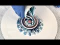 Sea Swirl - Sink Strainer Acrylic Pour Art