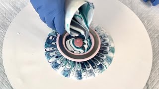 Sea Swirl - Sink Strainer Acrylic Pour Art