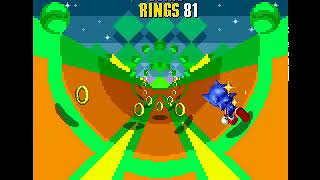 Special Stages in Sonic the Hedgehog 2 (Sega Genesis)