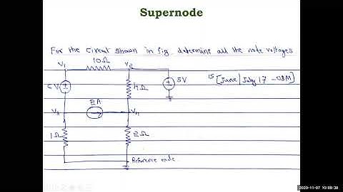 Network Theory (18EC32) | Module 1 | Super Node Lecture 1 | VTU