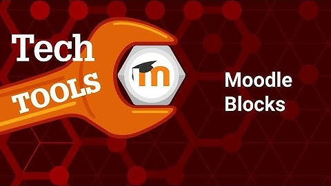 Moodle Blocks & Block Drawer