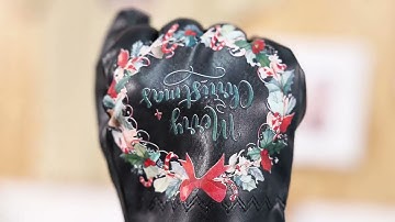 ePrint prints Christmas wreaths 🎄 #ePrint #UVPrinter #Kickstarter #christmas #design #custom