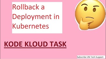 Rollback a Deployment in Kubernetes | kodekloud tasks | kubernetes | devops