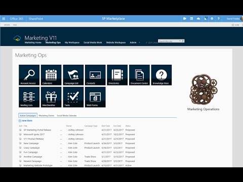 NOW in MODERN or CLASSIC UI: Introduction to SP Marketing Portal on Office 365 and SharePoint