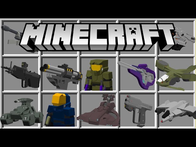 Minecraft Flans Mod Halo Content Pack Youtube - machine gun of awesomeness roblox