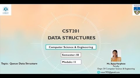 KTU CST201 DATASTRUCTURES Module 2 Queue