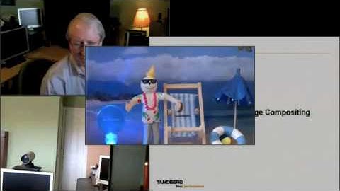 Cisco (TANDBERG) Telepresence C90 Compositing Demo