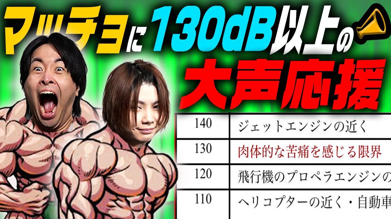 【音量注意⚠️】マッチョの方に集まっていただいたので限界大声で応援します！【腹筋6LDKッッッ！！！】