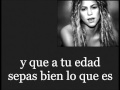 Shakira - No (letra/lyrics)