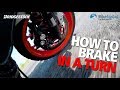 Should you brake while turning? Motorcycle riding tips