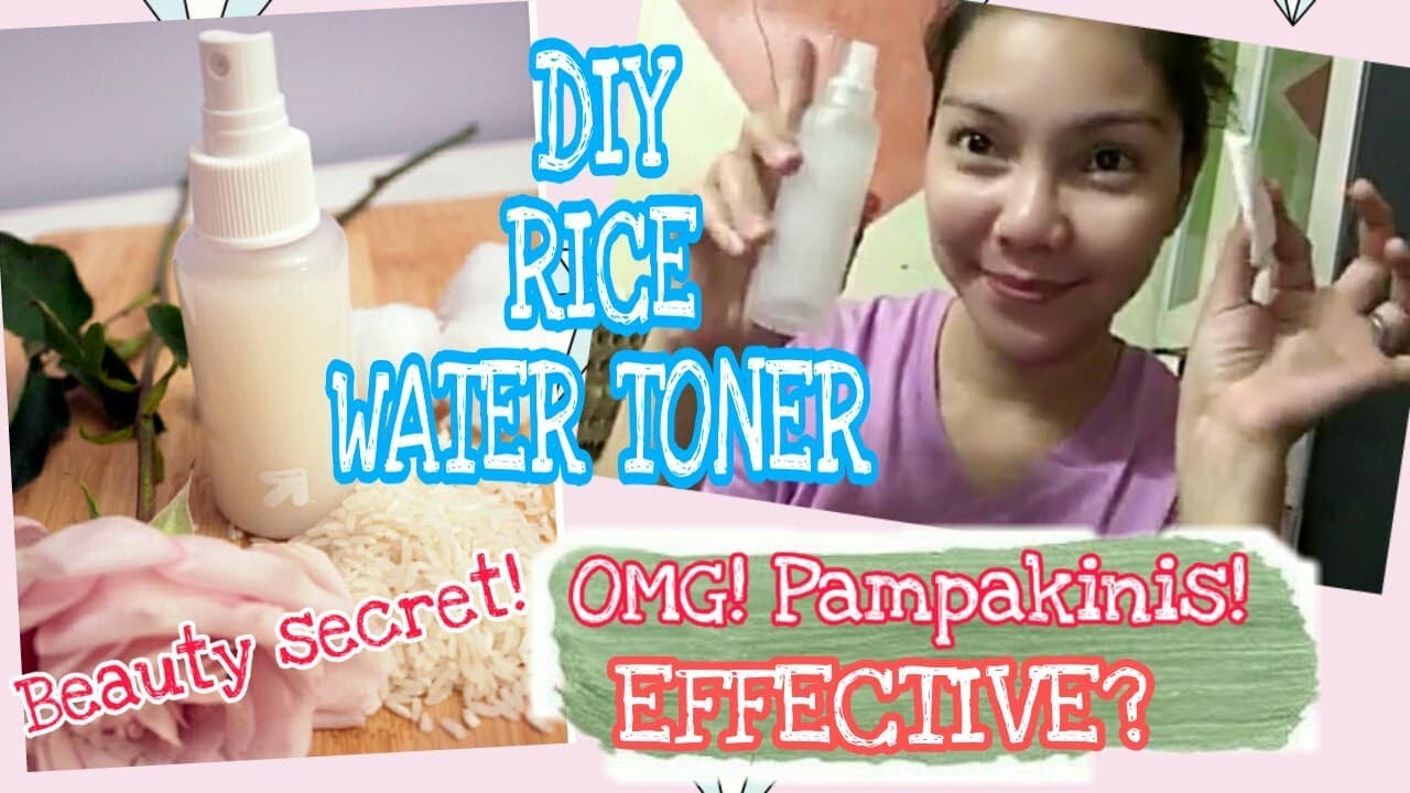 HOW TO MAKE RICE WATER TONER / DIY NATURAL TONER/SKIN WHITENING ...