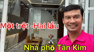 Cần Giuộc- Nhà phố 3.5m#13.2m nhà mới giá rẻ tại Kim Điền