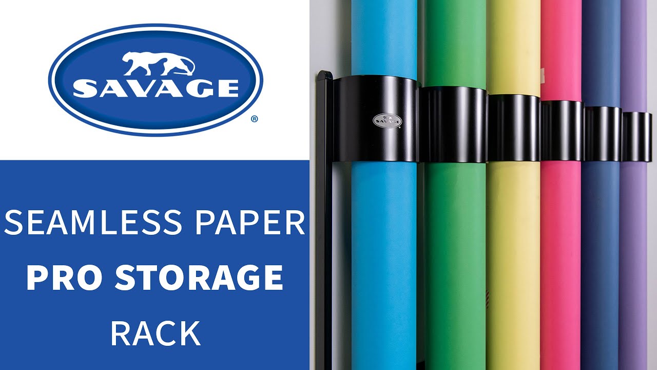 Savage Seamless Paper Pro Storage Rack YouTube
