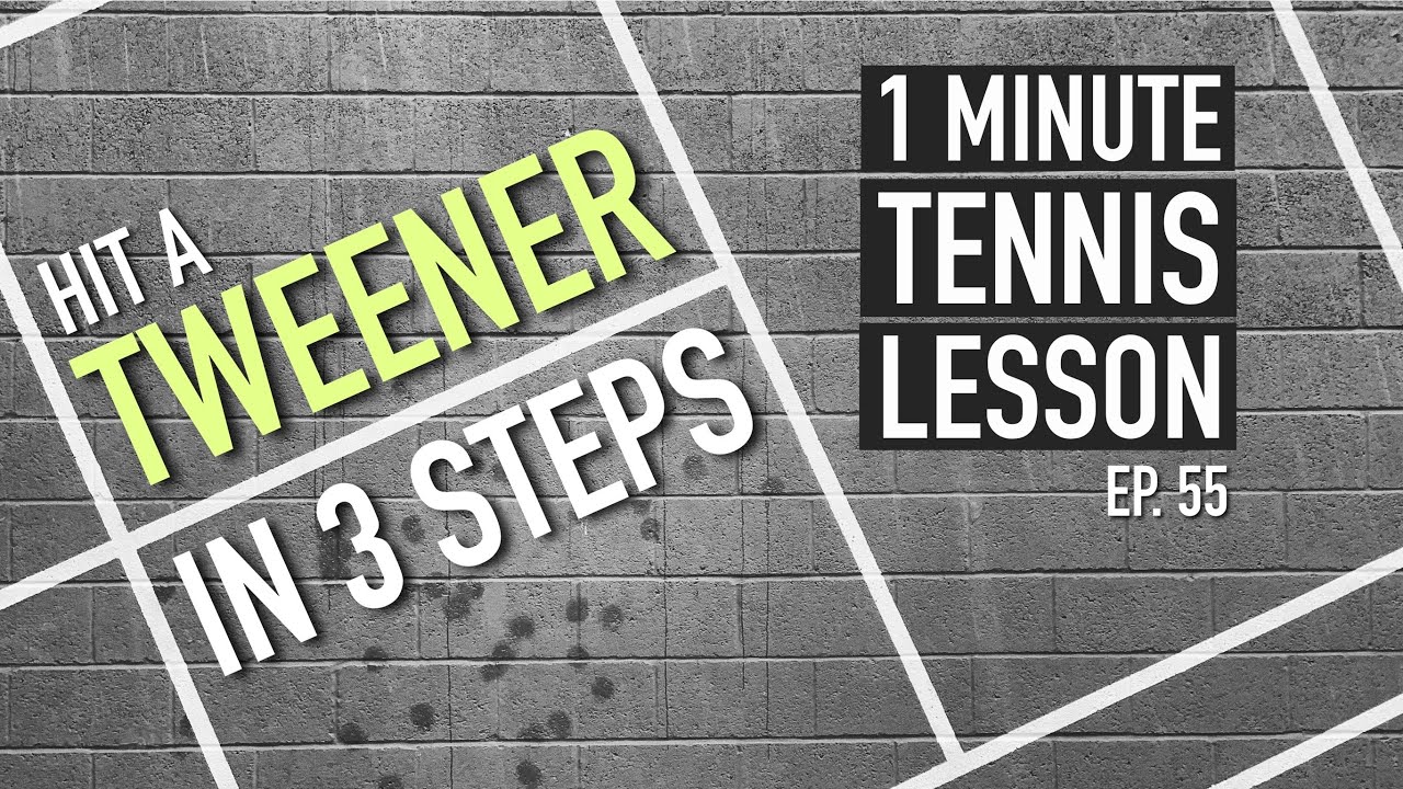 Попади в твинер за 3 шага — 1-минутный урок тенниса (серия 55) 
