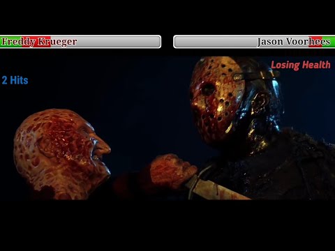 Freddy vs Jason with Healthbars / Final Fight | PART 2