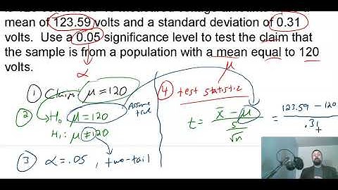 Testing a Claim About a Mean - Section 8.3 - Elementary Statistics