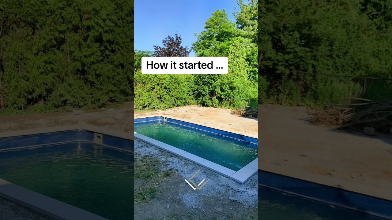 Boring Backyard Transformed Into Luxury Outdoor Living Space Pool Landscape