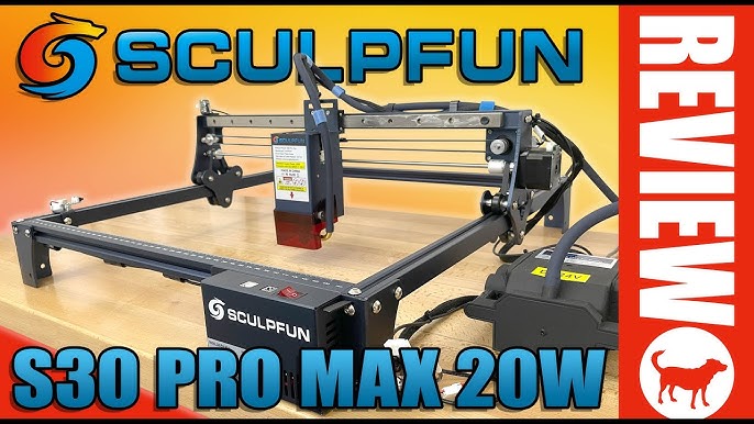 Sculpfun S30 Pro Setup and Test Engraving/Cutting 