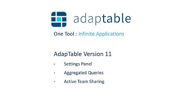 AdapTable11: the latest version of the market-leading AG Grid low-code add-on has been released