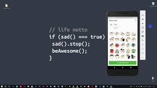 How to build a Whatsapp Sticker app in android studio and use it in 10 mins in tamil - tamilhacks screenshot 4