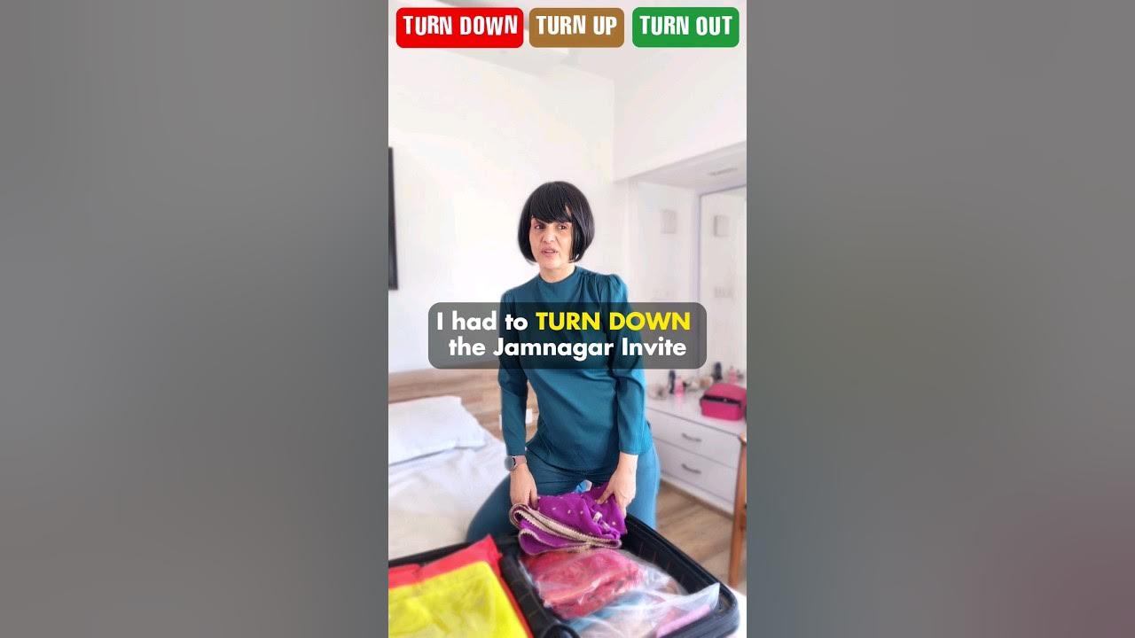Turn Down Turn Up Turn Out English Phrasal Verbs Shorts English turn-down-turn-up-turn-out-english-phrasal-verbs-shorts-english